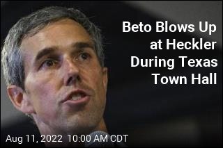 Beto Blows Up at Heckler During Texas Town Hall