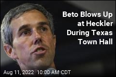 Beto Blows Up at Heckler During Texas Town Hall