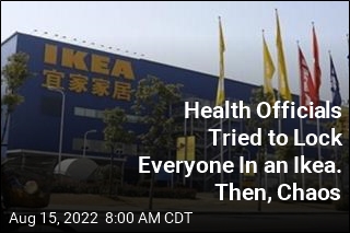 Health Officials Tried to Lock Everyone In an Ikea. Then, Chaos