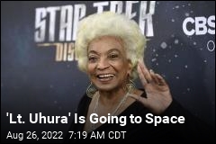 &#39;Lt. Uhura&#39; Is Going to Space