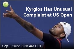 Kyrgios Complains of Pot Smoke at US Open