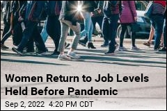 Women Are First in Returning to Pre-Pandemic Job Levels