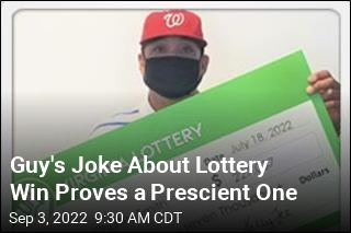 He Joked He&#39;d Win the Lottery. Then He Won the Lottery