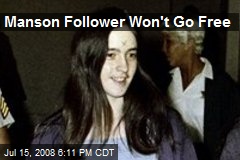 Manson Follower Won't Go Free