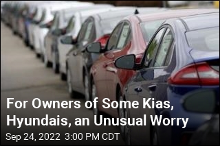For Owners of Some Kias, Hyundais, an Unusual Worry