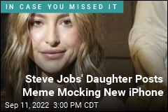 Steve Jobs&#39; Daughter Posts Meme Mocking iPhone Release