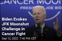 Biden Evokes JFK Moonshot Challenge in Cancer Fight