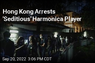 Hong Kong Arrests &#39;Seditious&#39; Harmonica Player