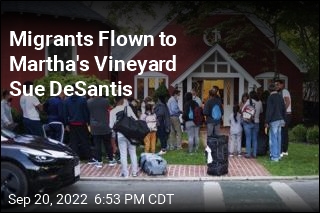 Migrants Flown to Martha&#39;s Vineyard Sue DeSantis