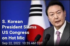 S. Korean President Has His &#39;Hot Mic Moment&#39;