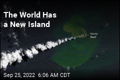 New Island Emerges From Pacific