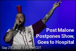 Post Malone Postpones Show, Goes to Hospital