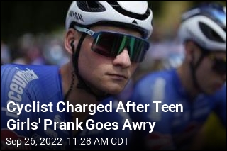 Cyclist Charged After Teen Girls&#39; Prank Goes Awry