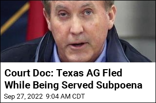 Affidavit: Texas AG Fled His Home to Avoid Getting Served
