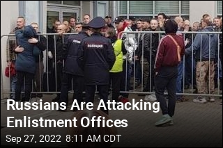 Russians Are Attacking Enlistment Offices