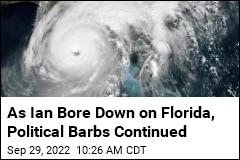 As Ian Bore Down on Florida, Political Barbs Continued