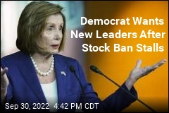 Democrat Wants New Leaders After Stock Ban Stalls