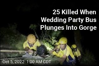 25 Killed When Bus Carrying Wedding Party Plunges Into Gorge in India