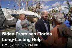 Biden Promises Florida Help as Long as It&#39;s Needed
