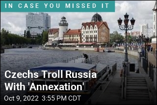 Czechs Troll Russia With &#39;Annexation&#39;