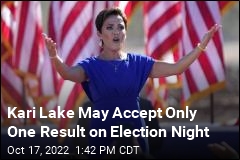 Kari Lake Won&#39;t Commit to Honoring Election Results