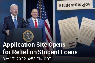 Student Loan Relief Site Opens for Business