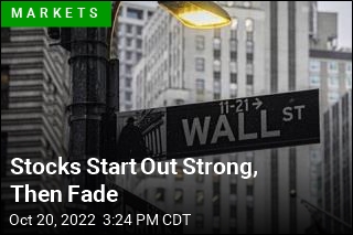 Stocks Start Out Strong, Then Fade