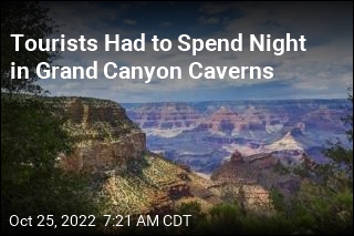 Grand Canyon Elevator Strands Tourists
