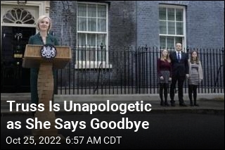 Truss Is Unapologetic as She Says Goodbye