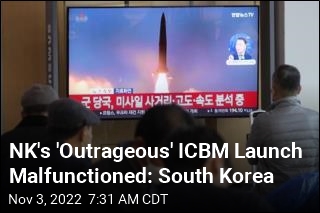 South Korea: North&#39;s ICBM Launch Was a Fail