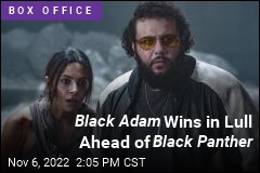 Black Adam Wins in Lull Ahead of Black Panther