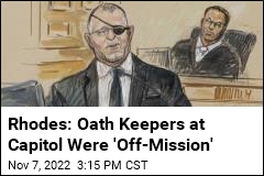 Oath Keepers Leader: &#39;It Was Stupid to Go Into the Capitol&#39;