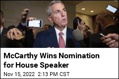 McCarthy Wins Nomination for House Speaker