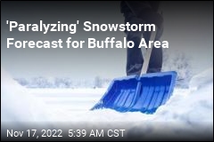 &#39;Paralyzing&#39; Snowstorm Forecast for Buffalo Area