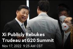 Xi Publicly Rebukes Trudeau at G20 Summit