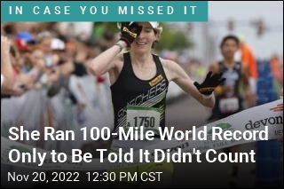 She Ran 100-Mile World Record Only to Be Told It Didn&#39;t Count