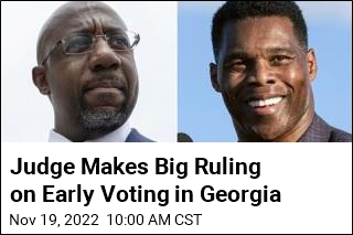 Judge Makes Big Ruling on Early Voting in Georgia