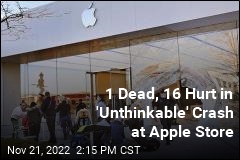 1 Dead, 16 Injured After SUV Slams Into Apple Store