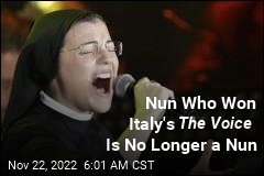 &#39;Singing Nun&#39; Who Won Italy&#39;s The Voice Is Now a Waitress