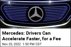 Mercedes: Drivers Can Accelerate Faster, for a Fee
