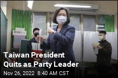 Taiwan President Quits as Party Leader