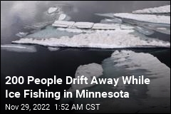 200 People Stranded in Minnesota Lake While Ice Fishing