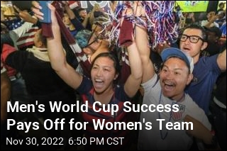 Men&#39;s World Cup Success Pays Off for Women&#39;s Team