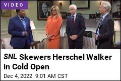 SNL Skewers Herschel Walker in Cold Open