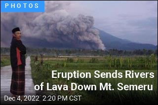 Indonesian Villagers Flee Ash After Eruption