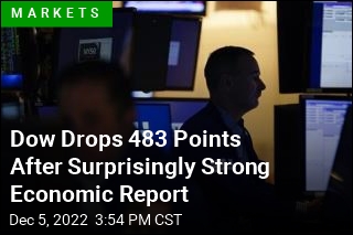 Stocks Slide After Surprisingly Strong Economic Report
