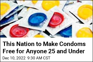 This Nation to Make Condoms Free for Anyone 25 and Under