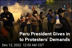 Peru President Gives In to Protesters&#39; Demands