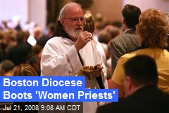 Boston Diocese Boots 'Women Priests'