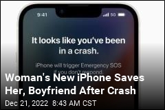 Woman&#39;s New iPhone Saves Her, Boyfriend After Crash
